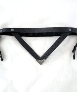 leather garter band, sexy gothic lingerie, fetish burlesque fashion, love lorn lingerie