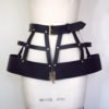 leather harness cage skirt, love lorn lingerie