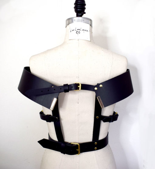 leather harness, lovelornlingerie