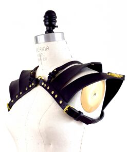 leather shoulder pauldron harness