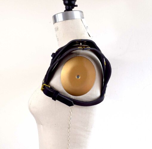 leather shoulder pauldron harness