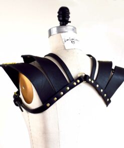 leather shoulder pauldron harness