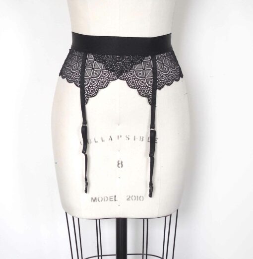 lace garter belt, love lorn lingerie