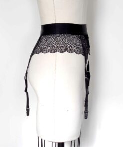 lace garter belt, love lorn lingerie