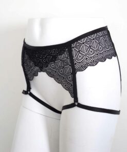 lace crotchless brief, open crotch panties, sexy fetish lingerie, love lorn lingerie