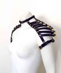 Black Leather Shoulder Harness