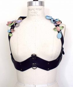 Pastel Under Bust Leather Bra