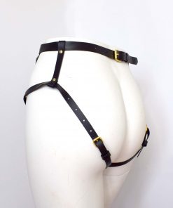 Strappy Leather Harness Brief