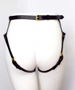 Strappy Leather Harness Brief