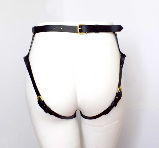 Strappy Leather Harness Brief