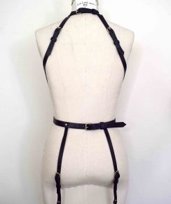 Web Leather Harness Playsuit