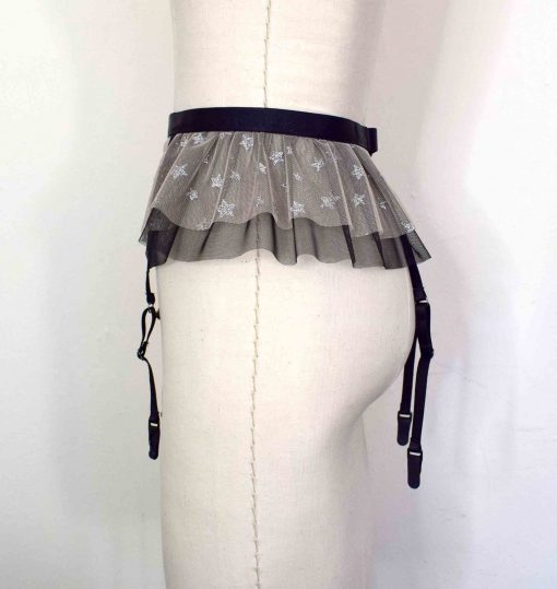 Tulle garter belt