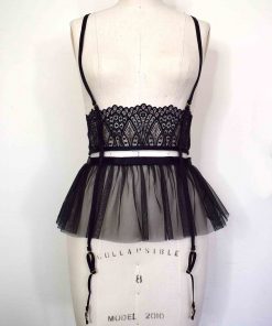 Tulle Garter Belt Harness