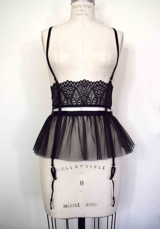 Tulle Garter Belt Harness