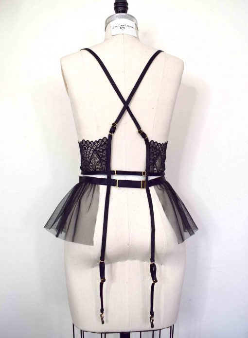 Tulle Garter Belt Harness