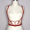 strappy harness bodice