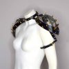 spiked leather shoulder harness