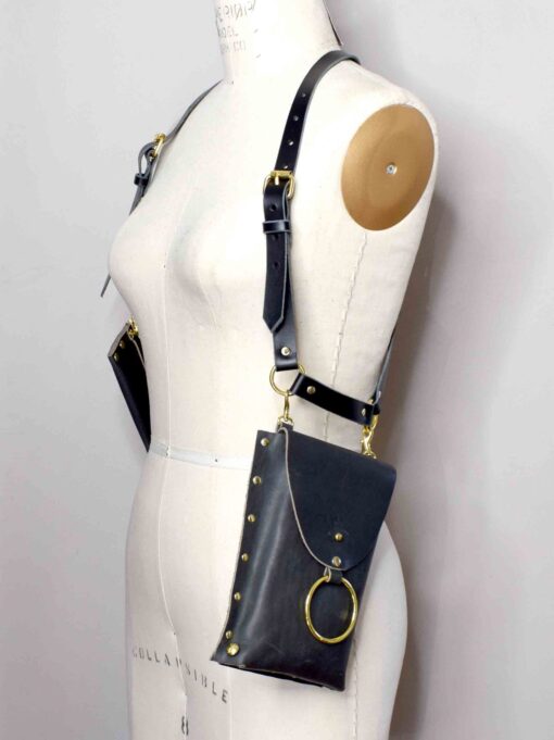 Dontae Leather Harness Bags