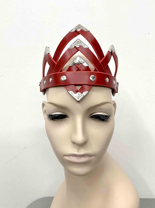 Juliet Black Leather Crown - Image 2