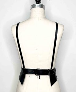 leather waist cincher harness