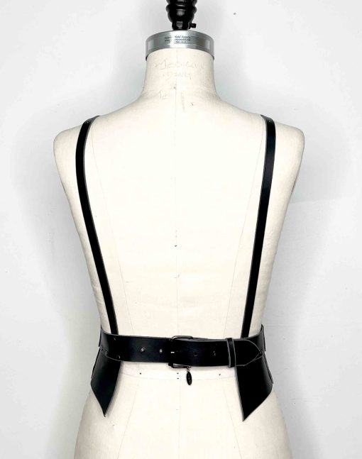 leather waist cincher harness