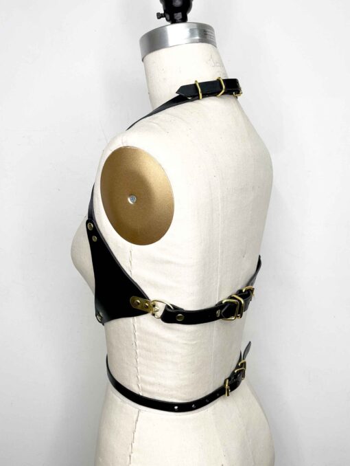 Adelaide Leather Wrap Torso Harness - Image 4